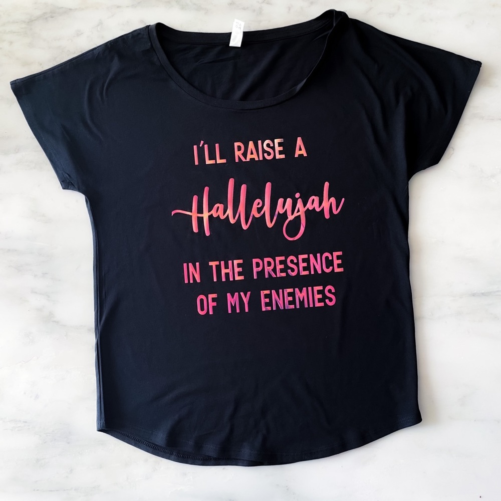 I’ll Raise a Hallelujah Christian T shirt - Picture 3 of 5
